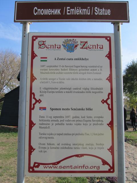 BGA11HA01-377-33 Zenta, az 1697-es csata emlélkhelye